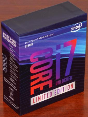 Intel Core i7 8086K limited 40th Anniversary CPU NEU/OVP (Coffee Lake-S) S-spec: SRCX5, 6-Cores, 12 MiB L3-Cache, UHD Graphics 630 IGP, NM: 978581, SN: M8TK105501498, Batch: L811E050, Pakbon Intel Nederland 2018